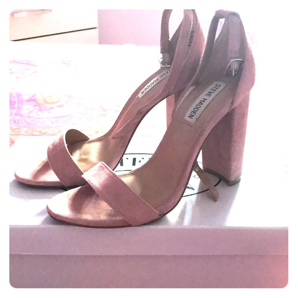 Steve Madden Pink Block Heels